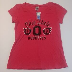 NEW Creative Apparel Concepts Ohio State Buckeyes Wing Tee Sz XL